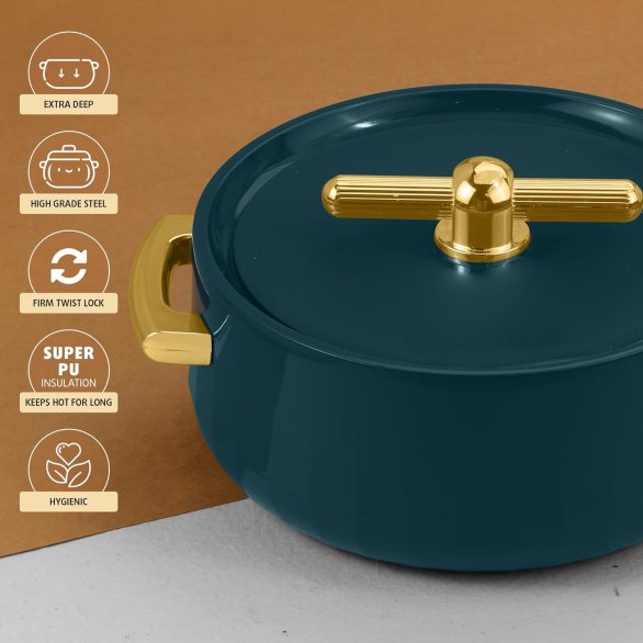 Selvel Elegance Emerald Green Casserole