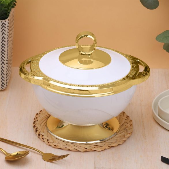 Selevel Milano White Gold Casserole