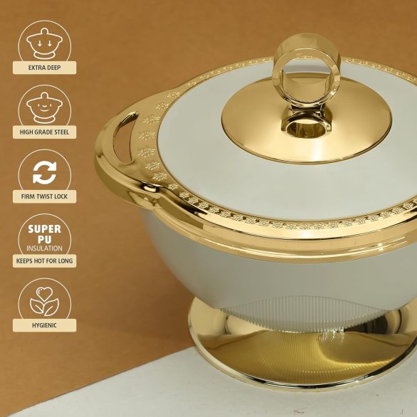 Selvel Milano Grey Gold casserole set