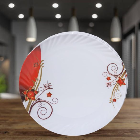 Serve N style melamine dinner plates for catering