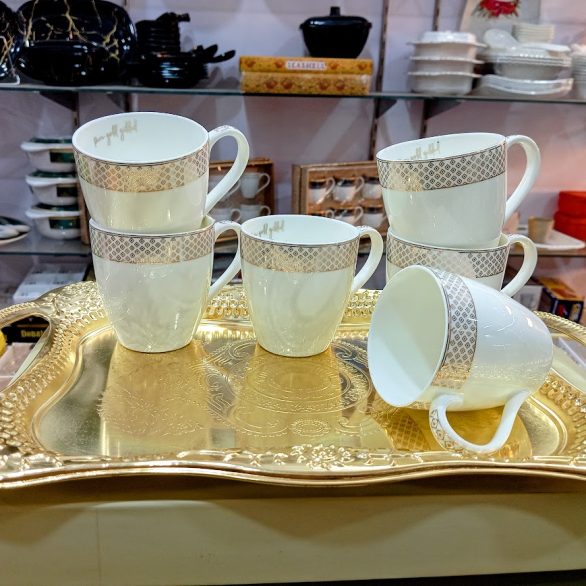 Bone china tea cups